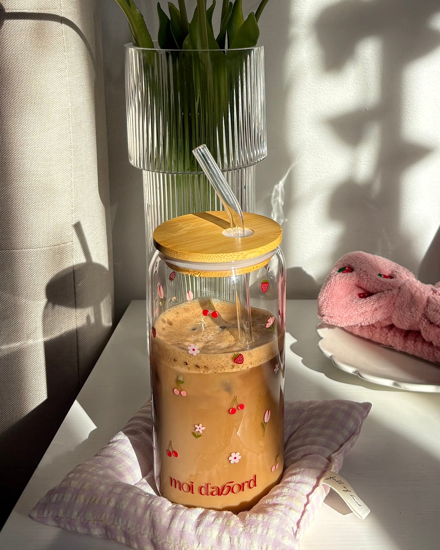 Tumbler en verre Champ de fruits rouges