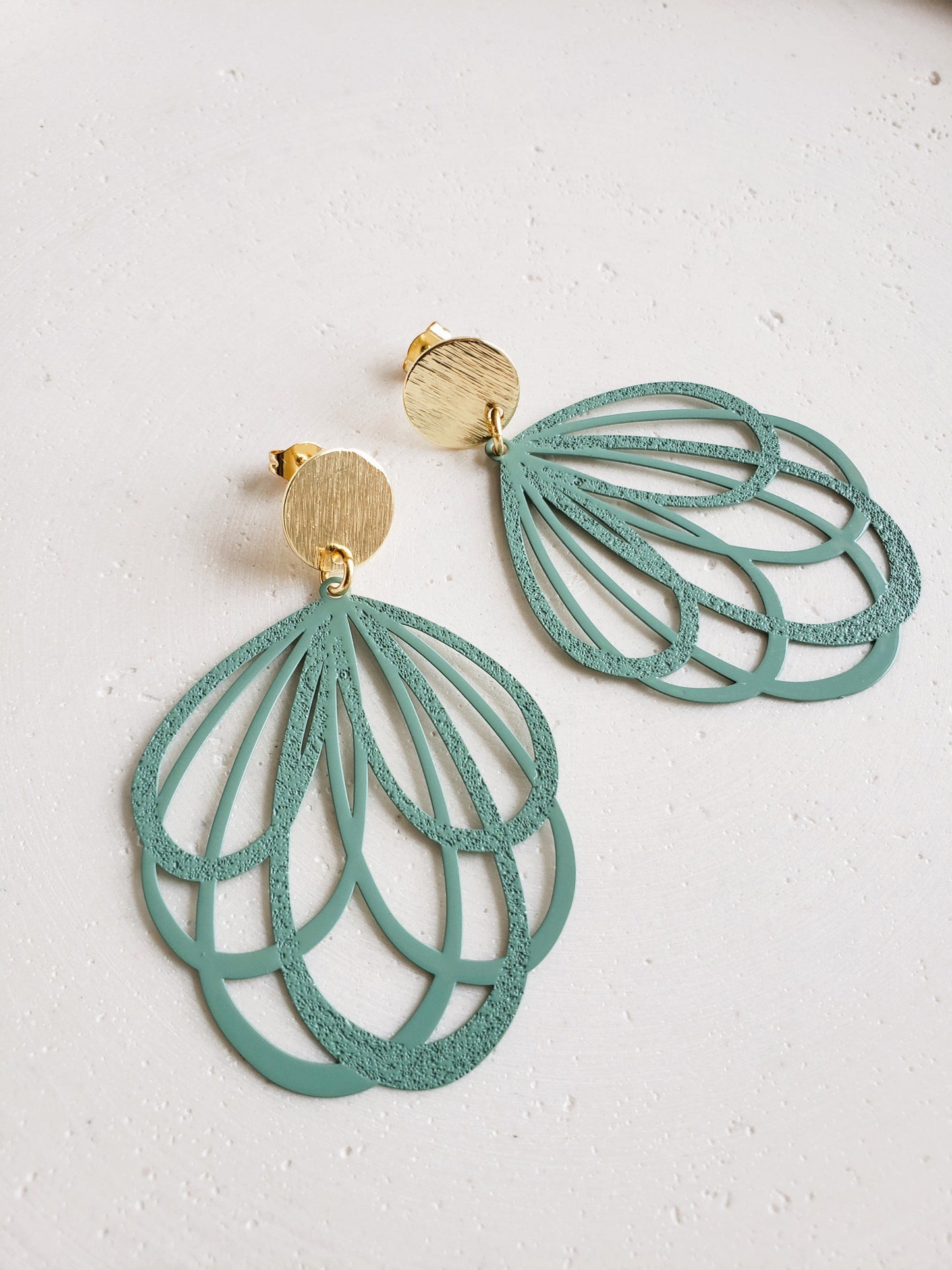 Boucles d’oreilles Neige