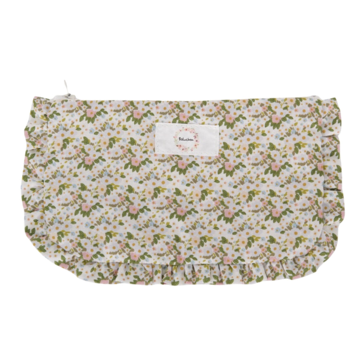 Sac à cosmétique à froufrou format petit