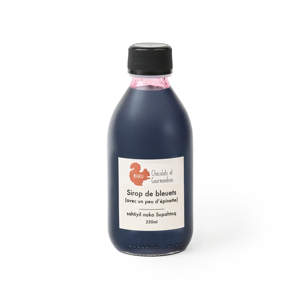 Sirop de bleuets (avec un peu d’épinette )