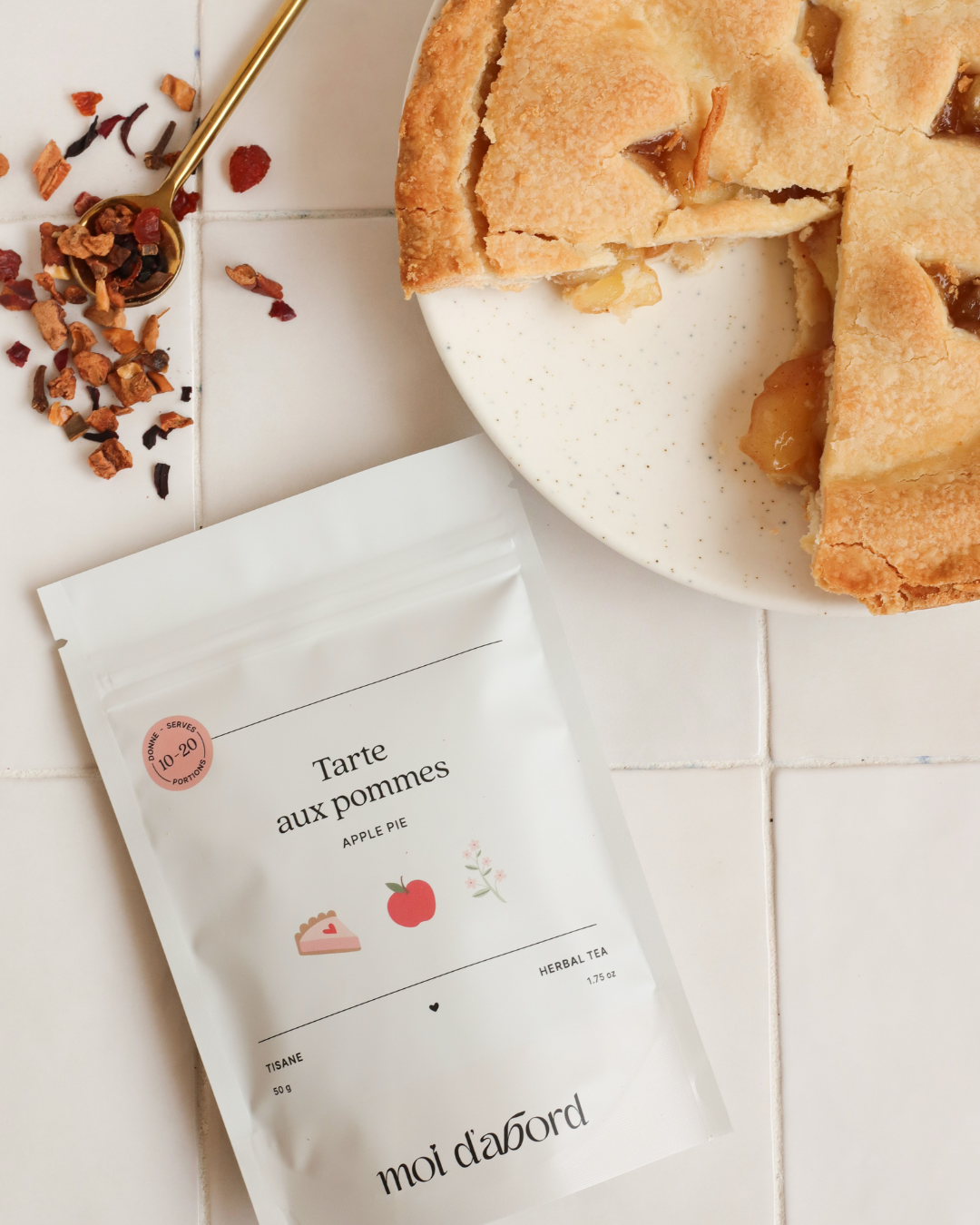 Tisane - Tarte aux pommes