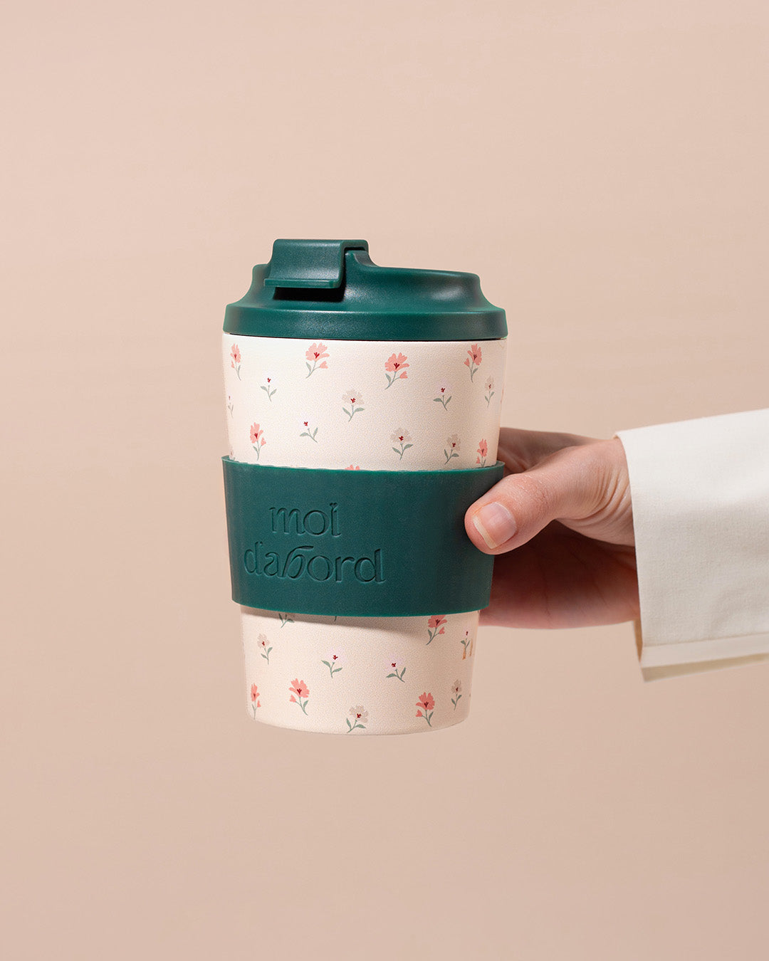 Tasse de voyage isotherme Douceur fleurie