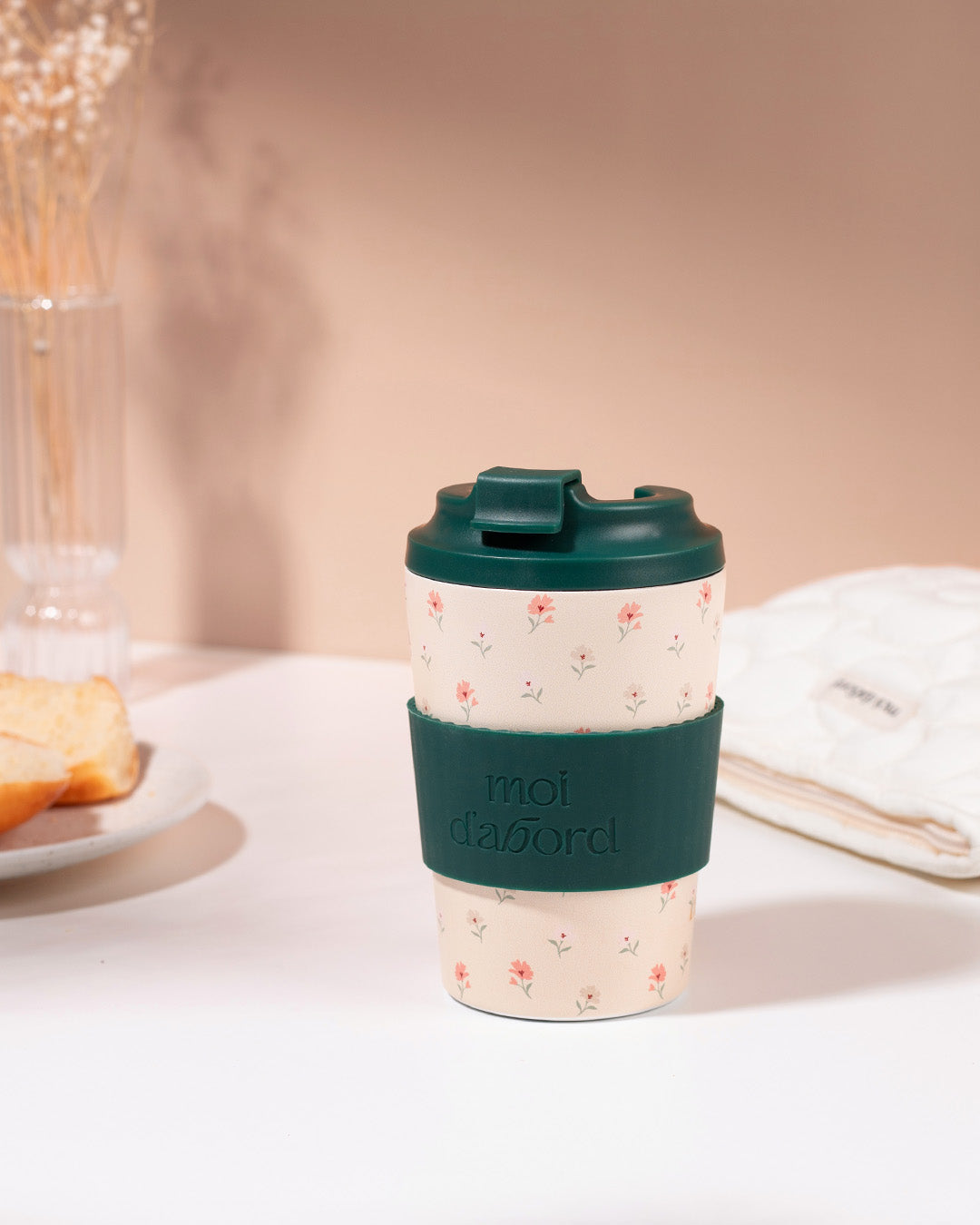 Tasse de voyage isotherme Douceur fleurie