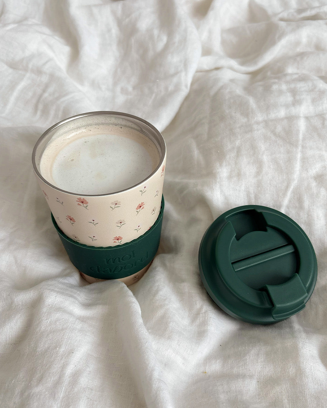 Tasse de voyage isotherme Douceur fleurie