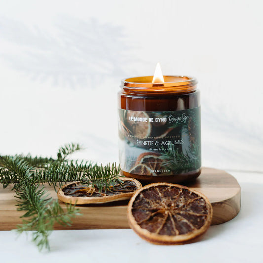 Bougie - Épinette et agrumes