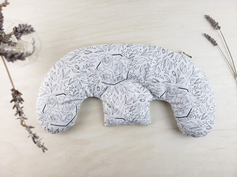 Coussin chauffant pour épaule | coton géo-floral