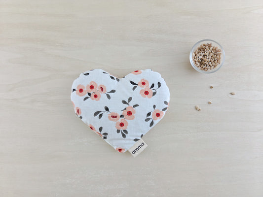 Coussin réconfort Cœur pour bébé en coton (Bloom)