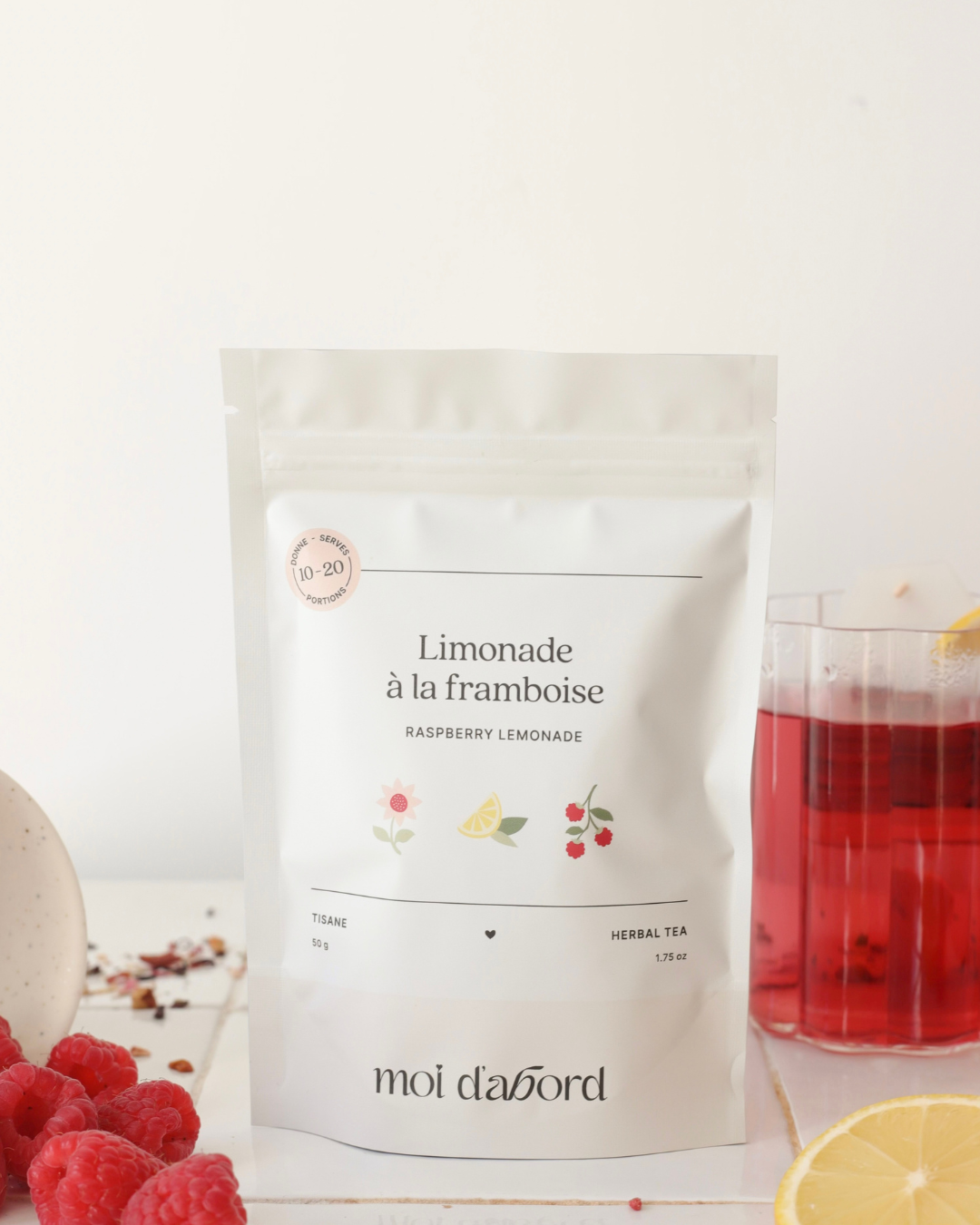 Tisane - Limonade à la framboise