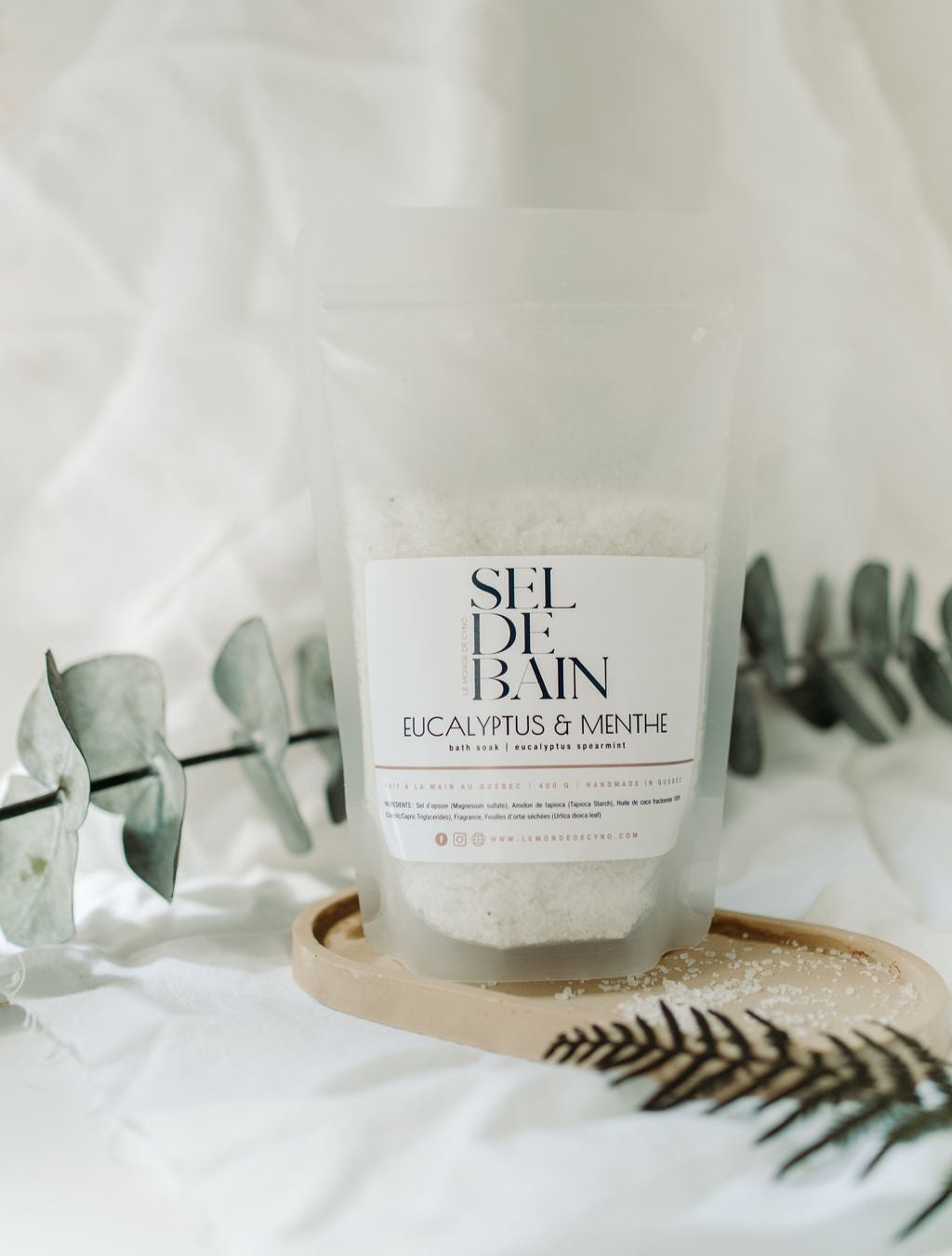 Sel de bain | Eucalyptus et menthe