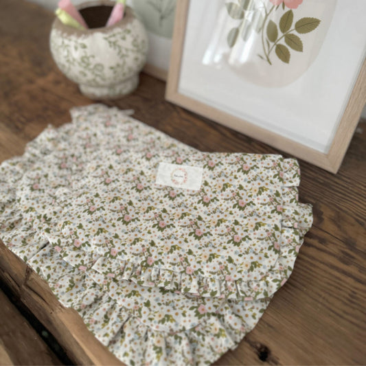 Sac à cosmétique à froufrou format moyen