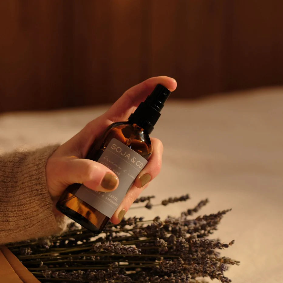 SOJA&co. BRUINE D'OREILLER | LAVANDE + SANTAL
