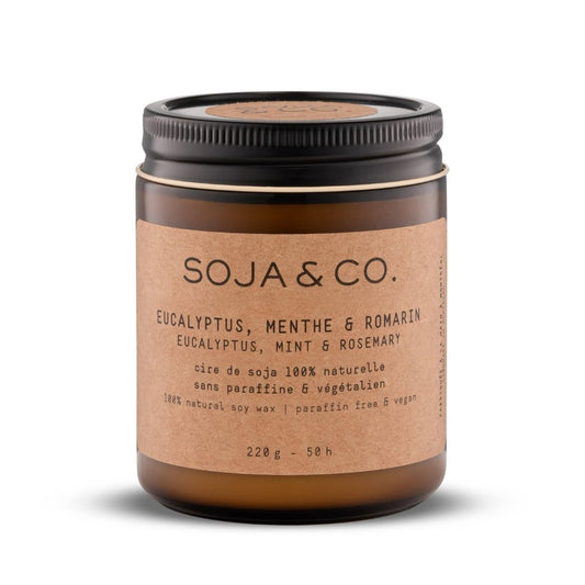 SOJA&co. BOUGIE | EUCALYPTUS, MENTHE & ROMARIN