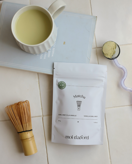 Thé matcha - Earl grey à la vanille