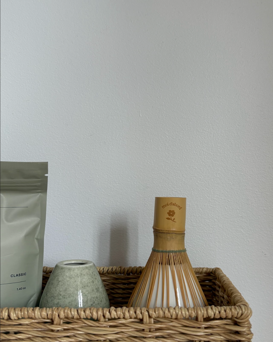 Fouet à matcha en bambou