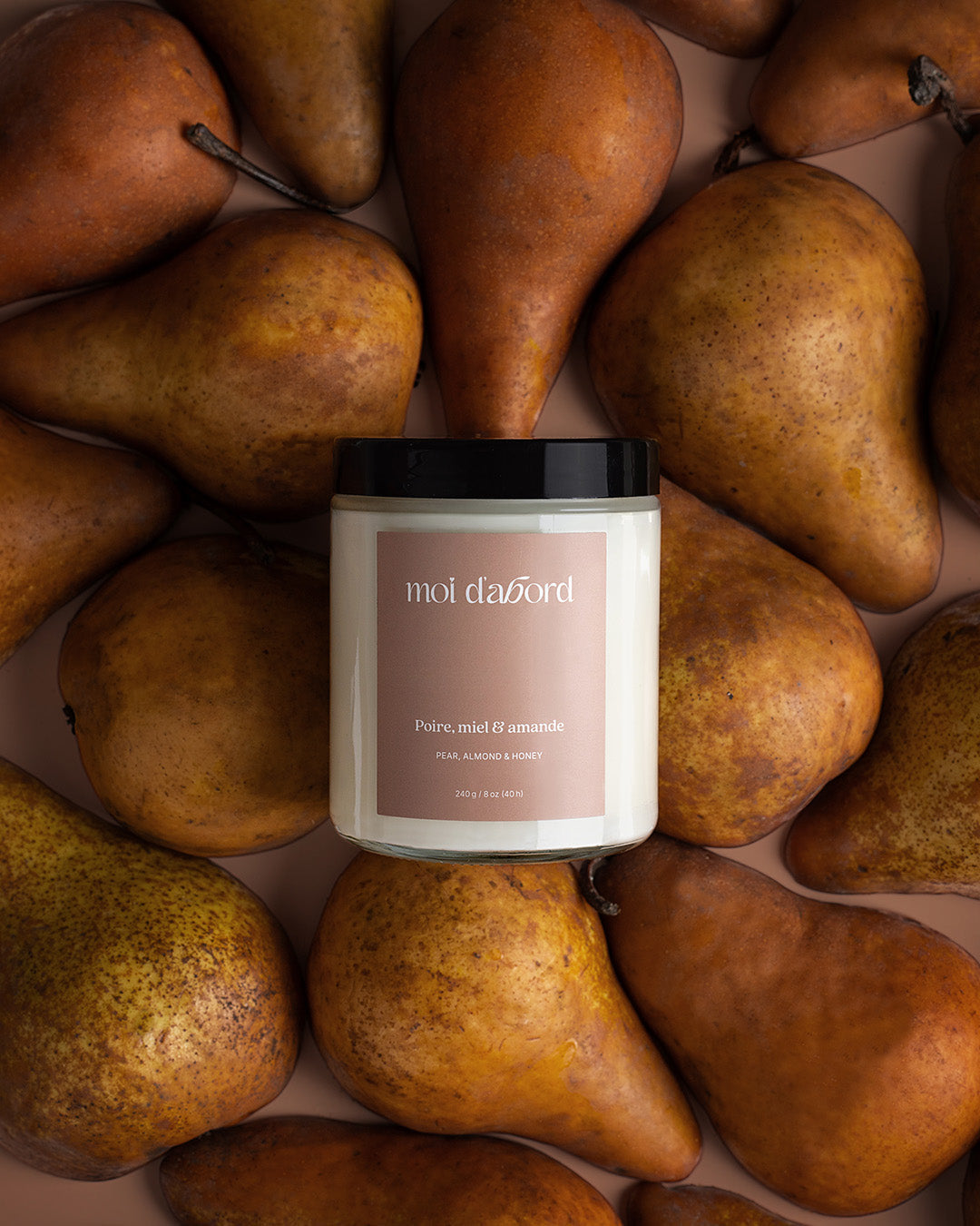 Bougie de soja Poire, miel & amande