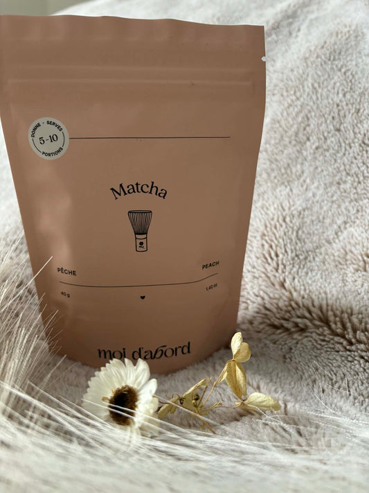 Thé Matcha - Pêche